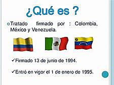 Se firma el Tratado denominado G3