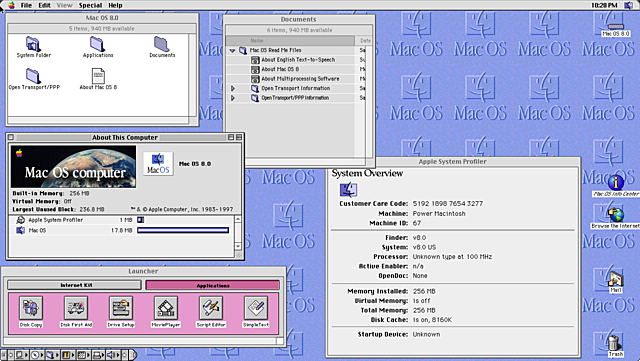 [Apple] Mac OS 8 "Tempo"