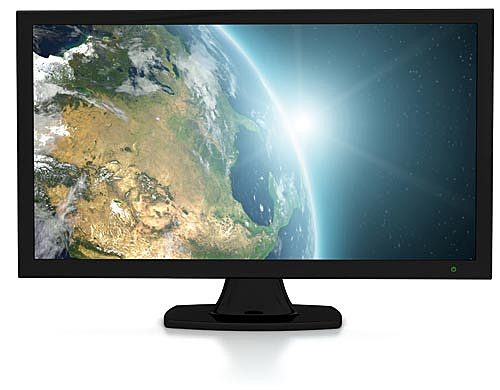 Televisor pantalla plana.