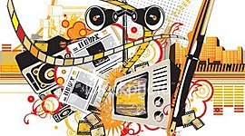 Timeline: Periodos de las teorías e investigaciones de la comunicación masiva.