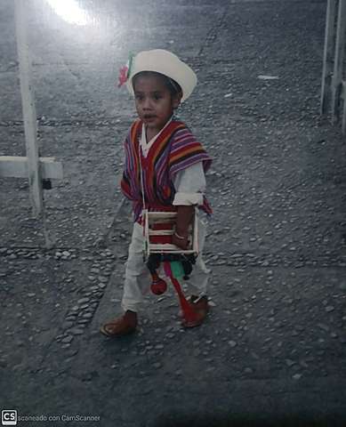 mi participación un evento católico a los 3 años