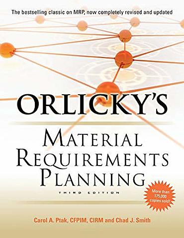 La publicación del libro Material Requirements Planning: The New Way of Life in Production and Inventory Management, de Joseph Orlicky