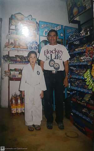 A loa 5 años entre al deporte de Taekwondo