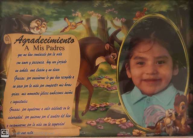 Mi hermana termina el kinder