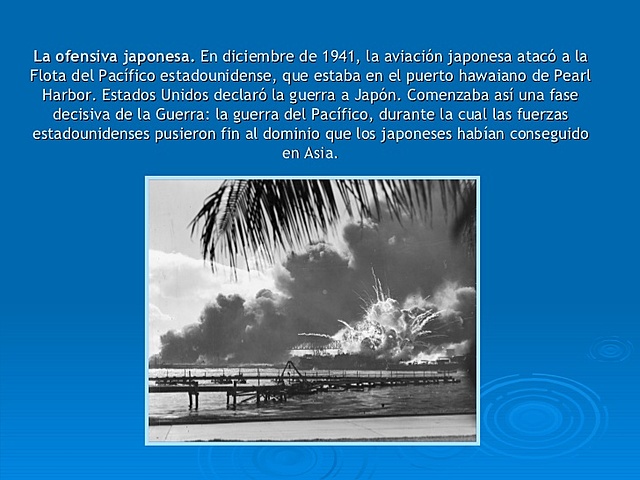 la ofensiva japonesa