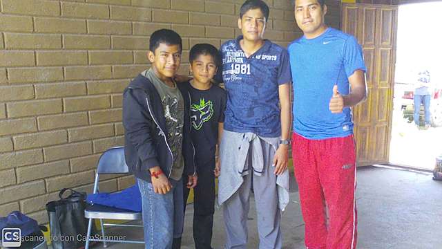 Primer campamento con la academia de niños triquis