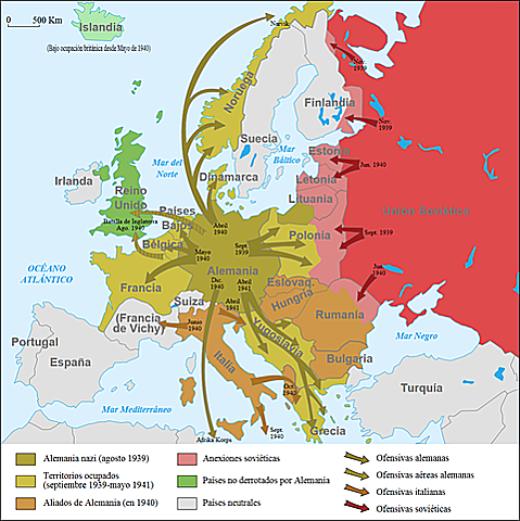 Alemania Toma más Territorios de Europa