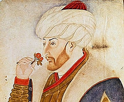 Mohamed II sitia Constantinopla / fin del medioevo