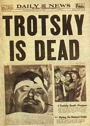 Trotsky dies