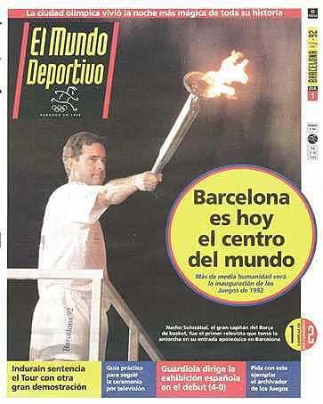 Es cel.lebren els JJOO a Barcelona.