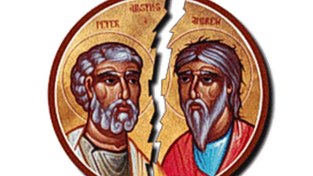 Cisma de la Iglesia Bizantina y de la Iglesia de Roma