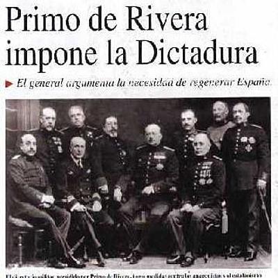 Timeline: La dictadura de Primo de Rivera
