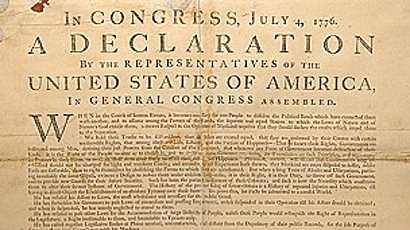 Declaración de Independencia de EEUU