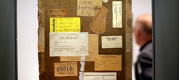 Exposició d’art degenerat realitzada pel règim nazi a Alemanya.