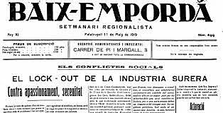 Enfrontament entre treballadors i patrons