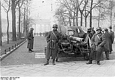 Levantamiento en los Freikorps en Berlín