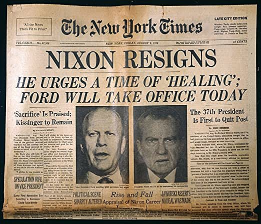Nixon Resigns
