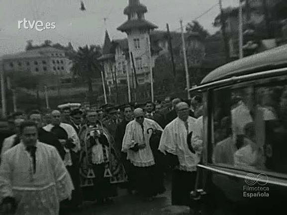 Burial of a military man from the Ifni war in Vigo