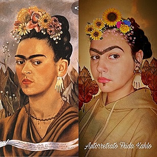 Autorretrato Frida Kahlo