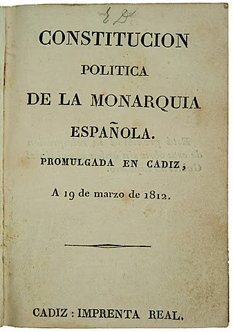 Constitución Política de la Monarquía Española