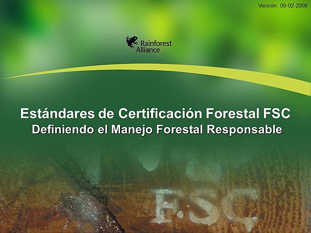 Manejo forestal responsable