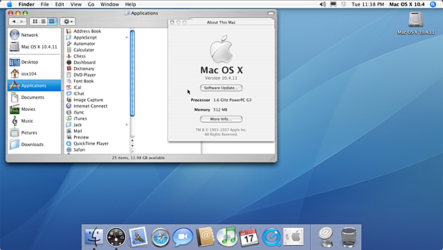 [Apple] Mac OS X 10.4 "Tiger"