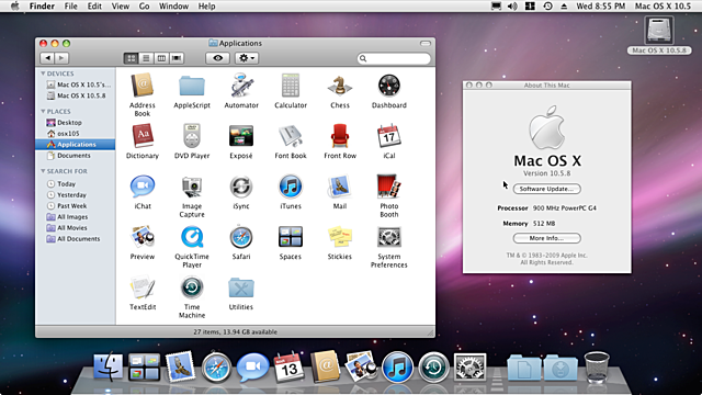 [Apple] Mac OS X 10.5.8