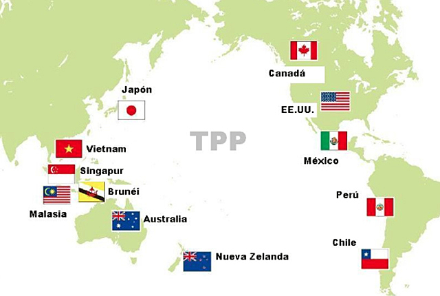 TTP México, Perú, chile y otros 11 países
