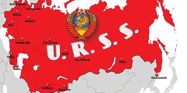 la URSS (Unión de Repúblicas Socialistas Soviéticas)