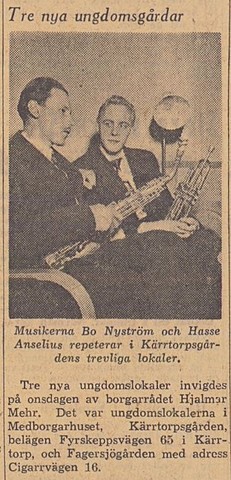 Ungdomslokaler invigs i Kärrtorpsgården...