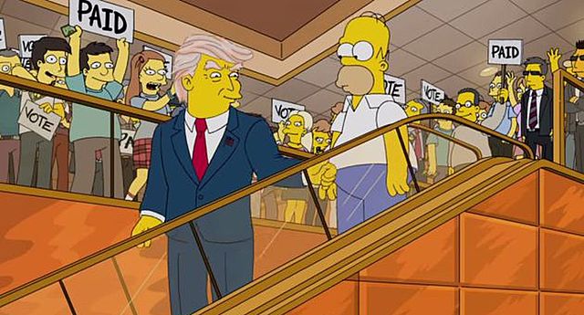 ‘Los Simpson’ se suma a la ola de rechazo a Donald Trump por su xenofobia