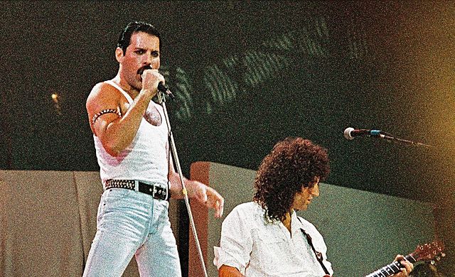 Concert Live aid a Wembley per recaptar diners per diferents paisos africans