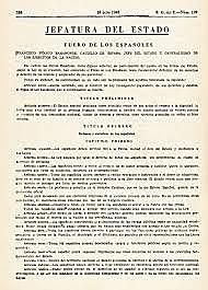 Fuero de los Españoles.