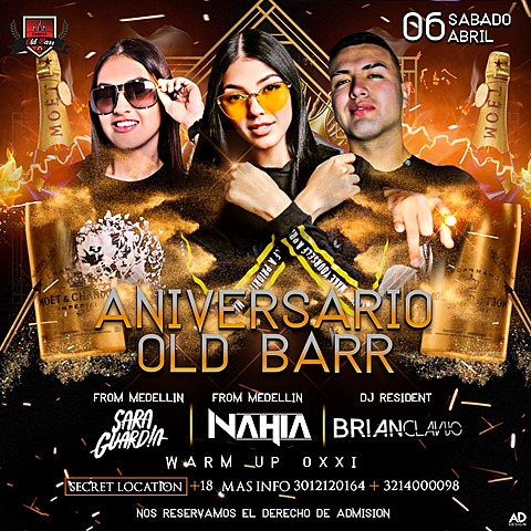 Primer Aniversario de mi negocio OLD BARR