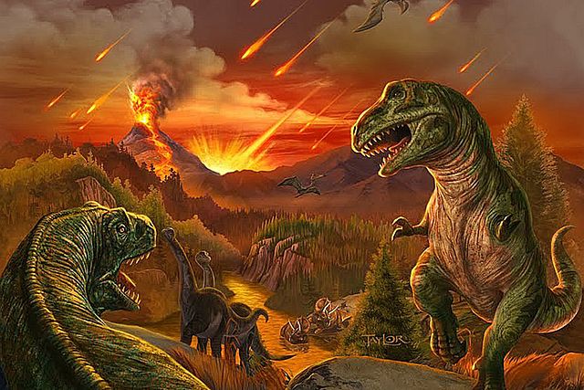 la extincion de los dinosaurios en el cretacico