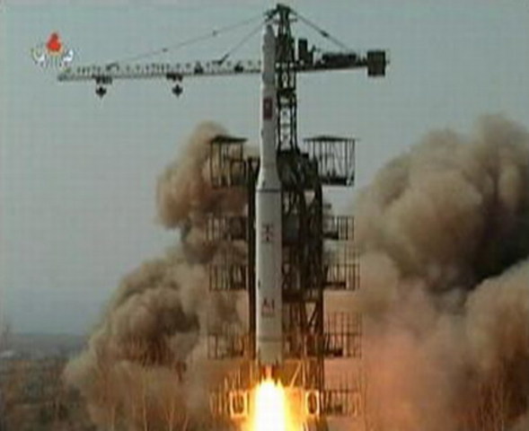 China lift and crashed rocket