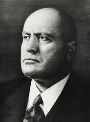Benito Mussolini was born.