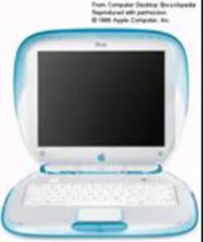 I.	iBook, the first semi portable computer was released by apple.