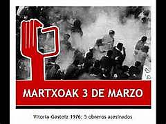 Gasteizen poliziak 5 langile hil