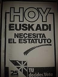 Gernikako estatutoak erreferendumean onartu