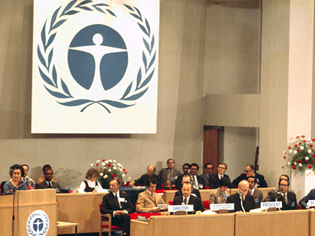 Se celebra  en Estocolmo la Conferencia de las Naciones Unidas sobre el Medio Humano