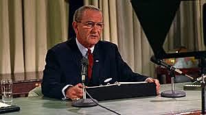 LBJ announcement to not seek re-election