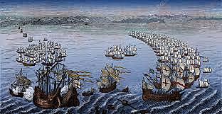 Defeat of Spanish Armada