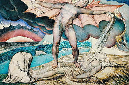 Satan Smiting Job with Sore Boils-Romanticism