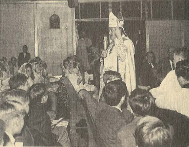 New church is dedicated by Bishop Vincent M. Leonard