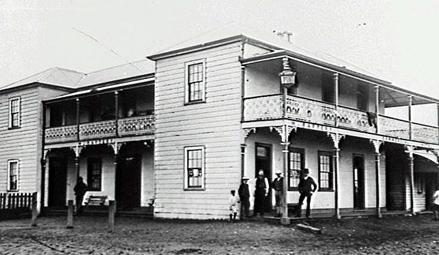 Commercial Hotel Burns Down