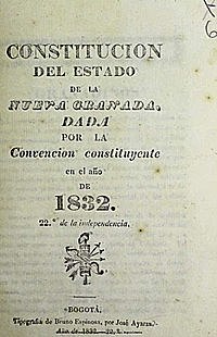 Constitucion de 1832 - Bolivar