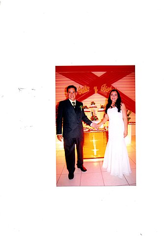 FESTEJARON SU BODA RELIGIOSA