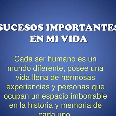 Timeline: eventos importantes yerson navarrete rios