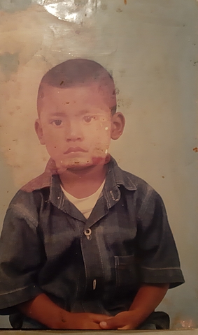 Mi primera foto a los 4 años